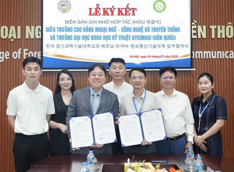 NCT College ký kết hợp tác chiến lược với Trường Đại học Khoa học Kỹ thuật Gyeonggi (GTEC), mở rộng cơ hội phát triển toàn cầu cho sinh viên