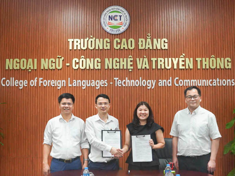 NCT College ký kết hợp tác liên kết đào tạo với Công ty TNHH Mega Chai: Mở rộng cơ hội thực tập – việc làm cho sinh viên