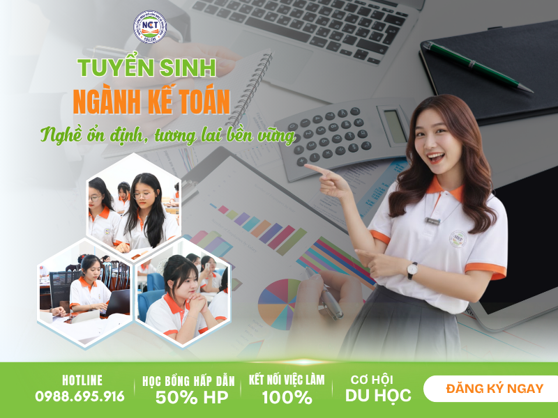Tuyển sinh ngành Kế toán năm 2026 – NCT College