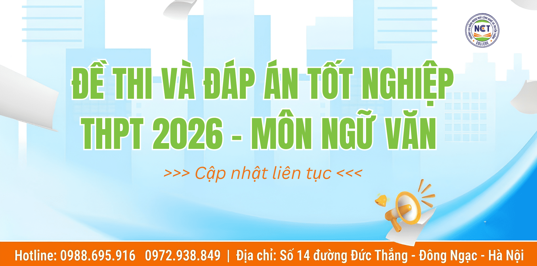 Đề thi và đáp án tham khảo môn Ngữ Văn THPT Quốc Gia 2026